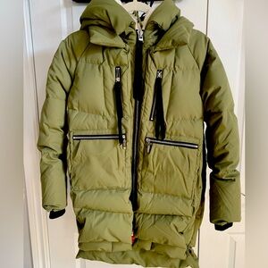 Orolay Khaki Women’s winter jacket XXS